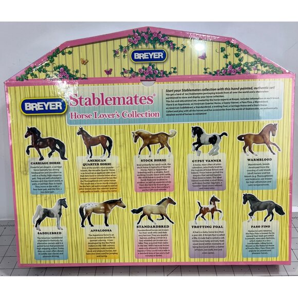 Breyer Stablemates Horse Lovers Collection Shadowbox 1:32 Scale Wall Display NEW - Picture 4 of 7